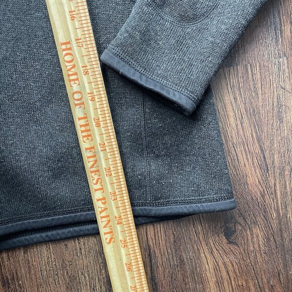 Patagonia Better Sweater Womens Sz M Medium Quarter Zip Black Pullover - Picture 6 of 6